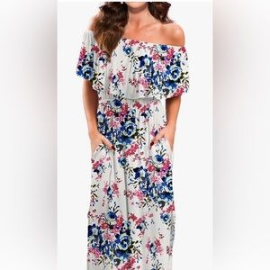 Floral Maxi Dress - XL